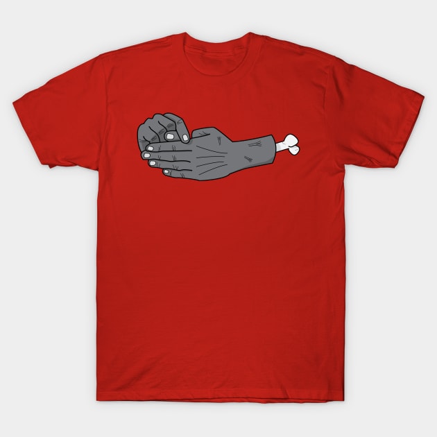 zombie hand trick T-Shirt by gazonula